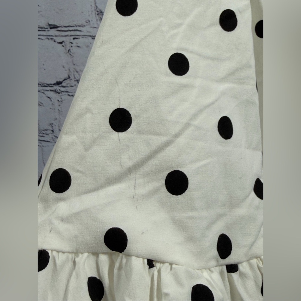Peppermayo Elegant Off-Shoulder Polka Dot Dress - Picture 13 of 15
